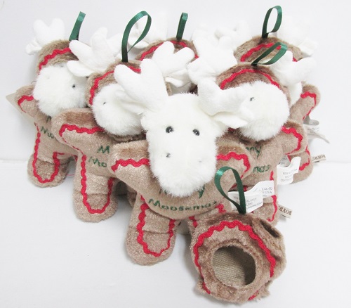 567973-4 "Merry Moosemas" Mini Ornament<br>Gingerbread Friends Series<br>(Click on picture for full description)